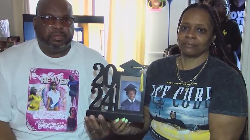 Tamika and Larry Johnson spoke about their son La’Tavion Johnson, who was killed in a mass...