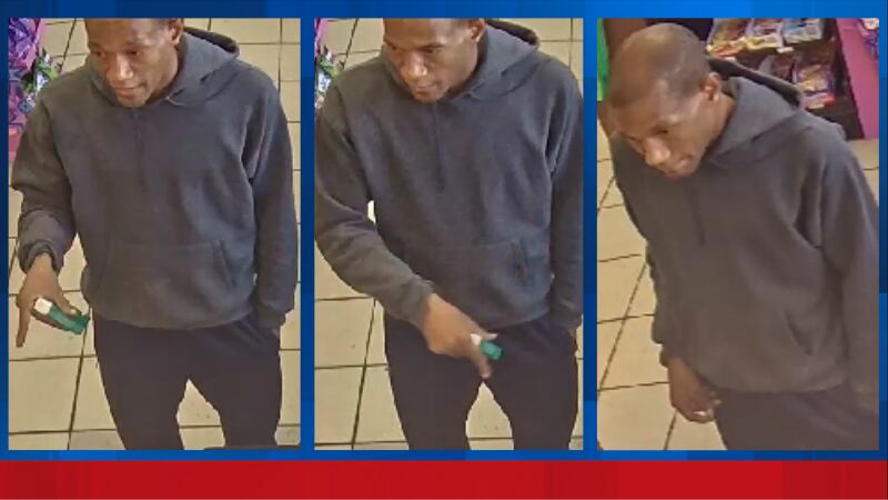 Do you recognize this man? He's accused of assaulting a clerk and robbing a Montgomery...