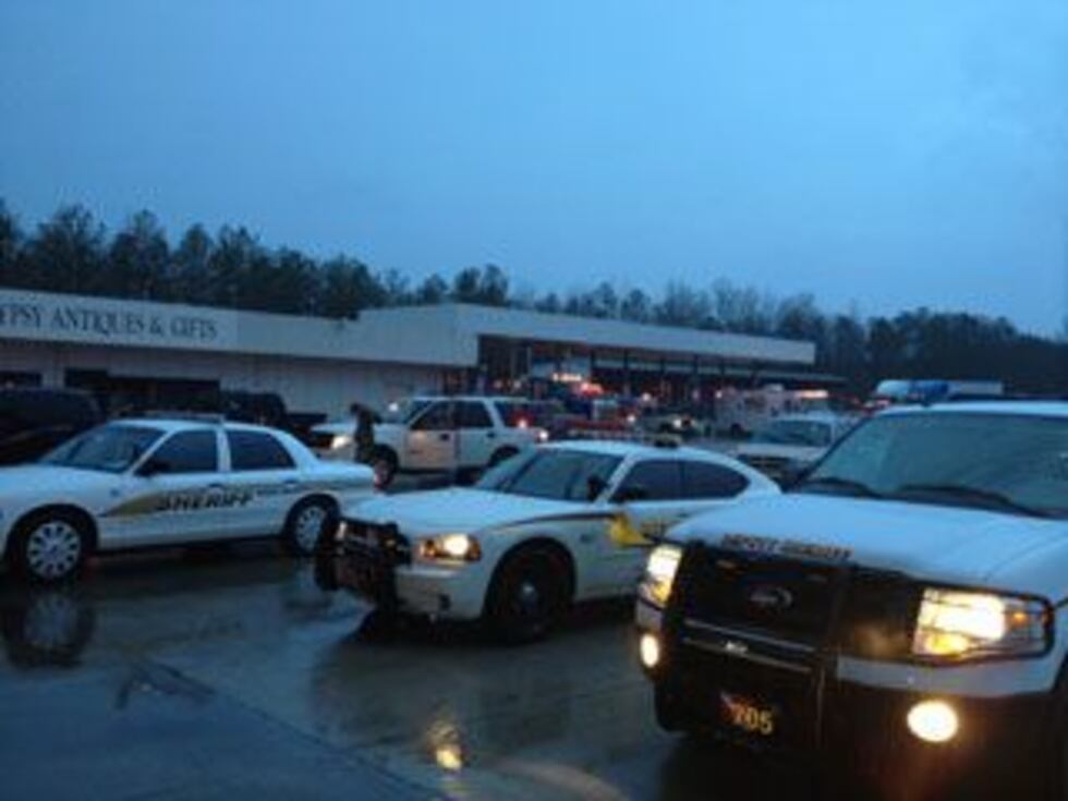 Highway 22 & 82 staging area early Monday