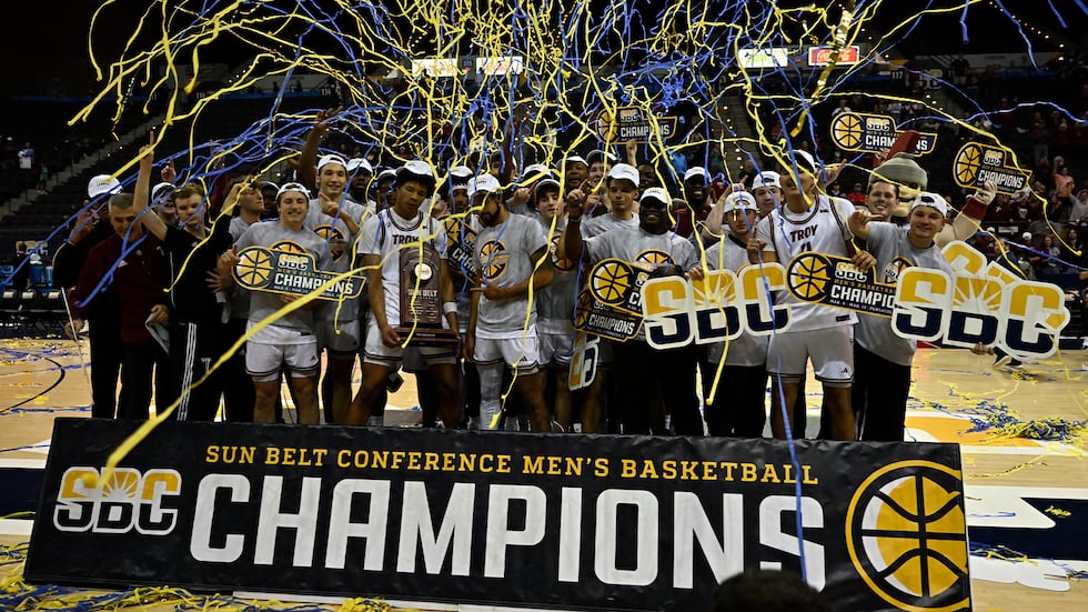 Subelt Conference Map Troy men’s basketball wins Sun Belt Conference Tournament Championship