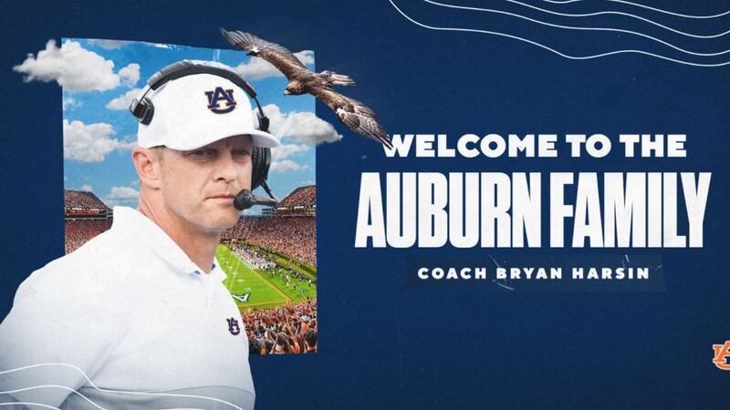 Bryan Harsin has been named Auburn University’s head football coach.