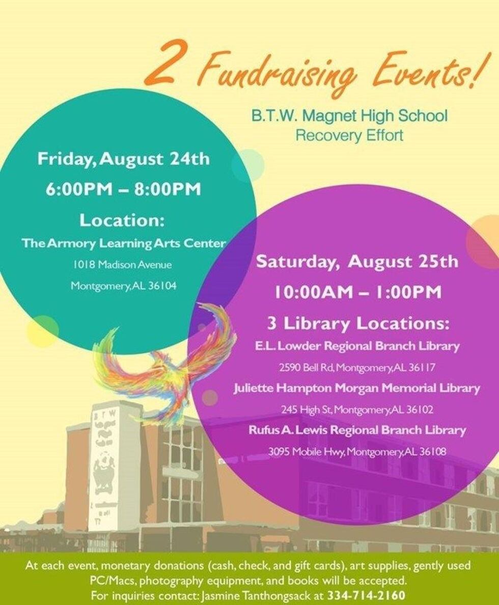 There will be fundraising events Friday and Saturday for BTW students. (Source: BTWMHS...