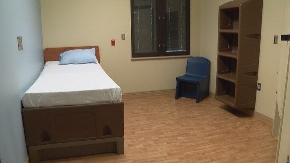 A room inside the newly expanded High Intensity Psychiatric Unit at the Tuskegee VA Medical...
