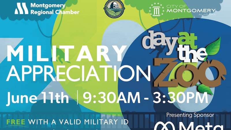 Military families are invited to enjoy a day at the Montgomery Zoo and Mann Wildlife Learning...