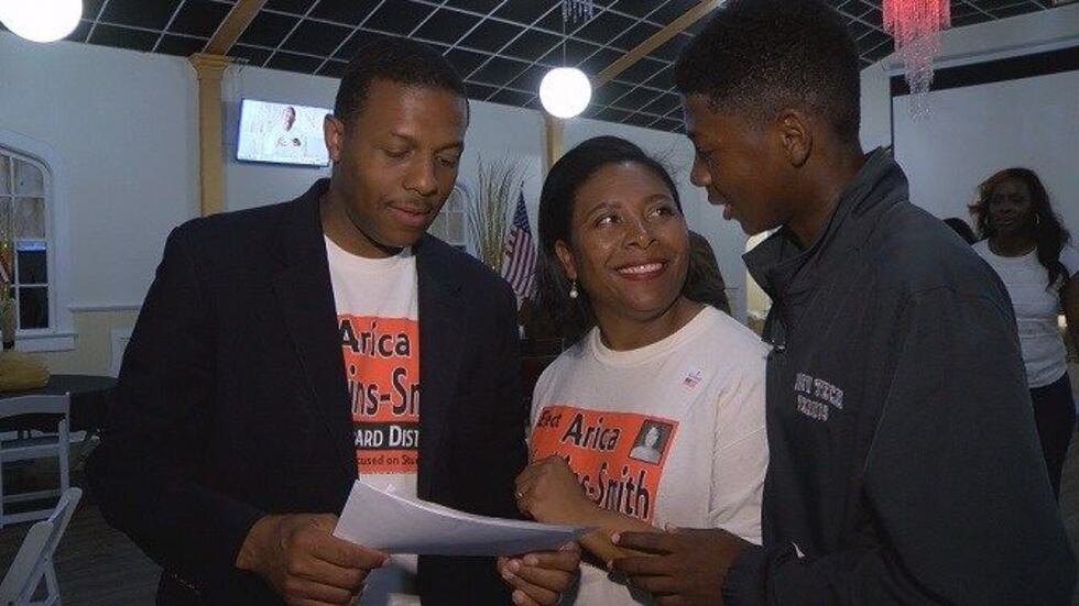 Arica Watkins-Smith with her husband and son. (Source: WSFA 12 News)