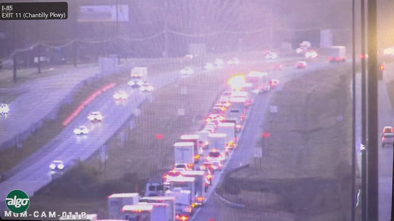A Friday morning crash has blocked the left lane and left shoulder on Interstate 85 northbound...