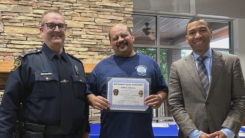 Montgomery police officers are mourning Jeffrey Johnson.