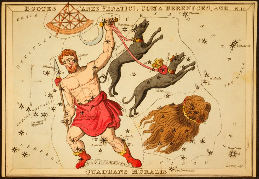 How to catch the Quadrantids, the first meteor shower of 2025 1 This 1825 etching provided by the Library of Congress shows an astronomical chart depicting...
