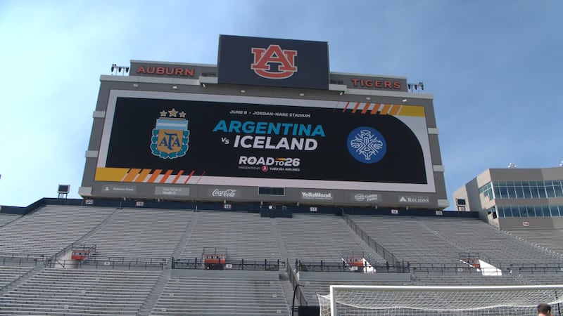 Argentina, Iceland national teams to face off at Jordan-Hare Stadium