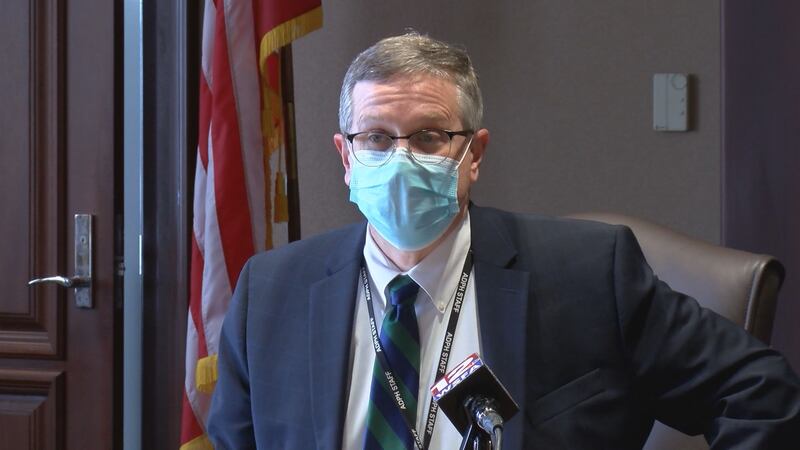 State Health Officer Scott Harris said about half of Alabama's Walmart stores will receive...