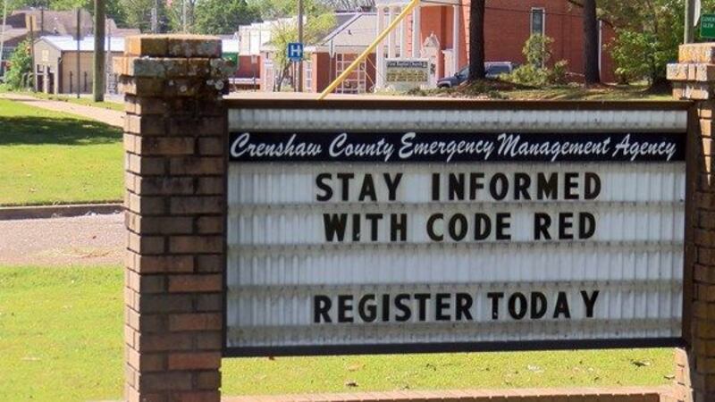 Code Red Notification System Crenshaw Co. switching to Code Red alert system for emergencies