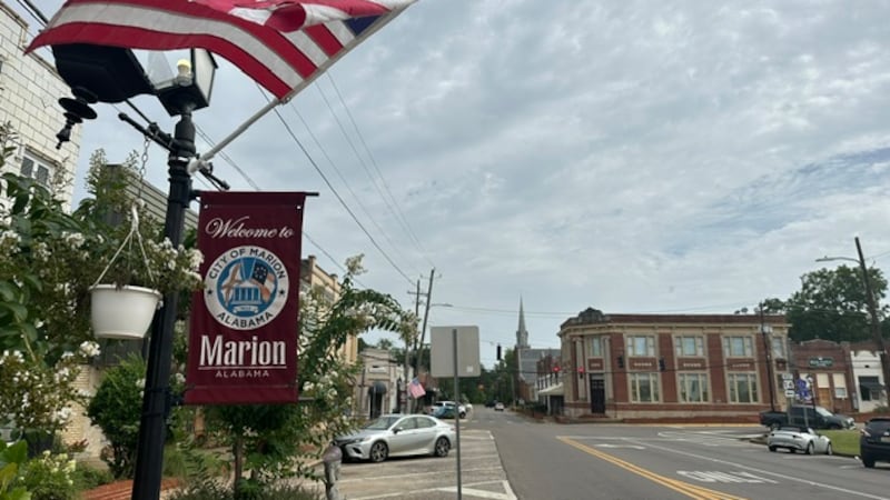 File photo of the city of Marion, Alabama.