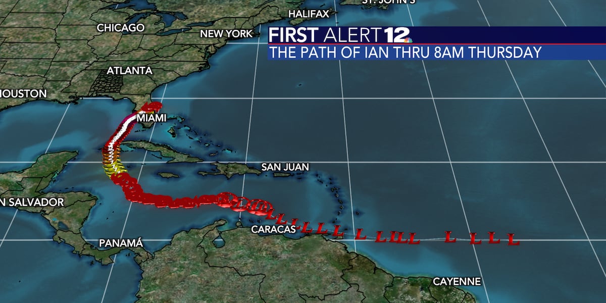 Ian Path Wednesday The numbers behind Ian so far