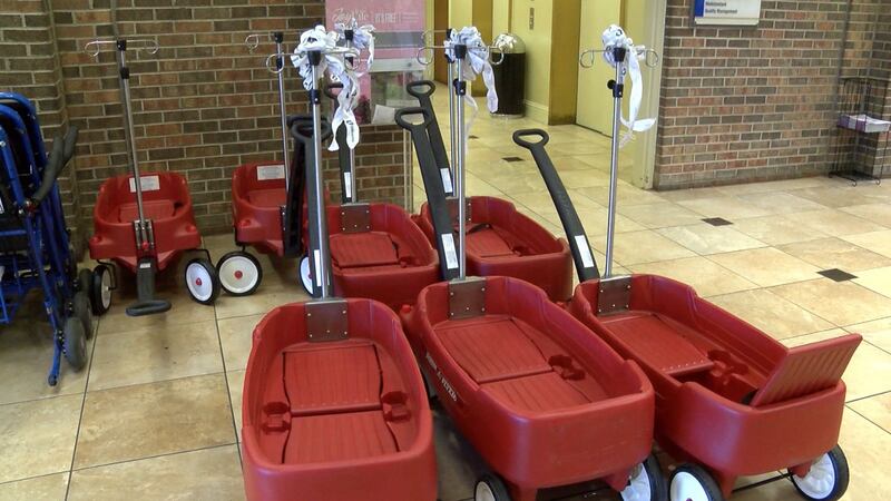 10 wagons were donated to area hospitals on Tuesday (Source: WSFA 12 News)