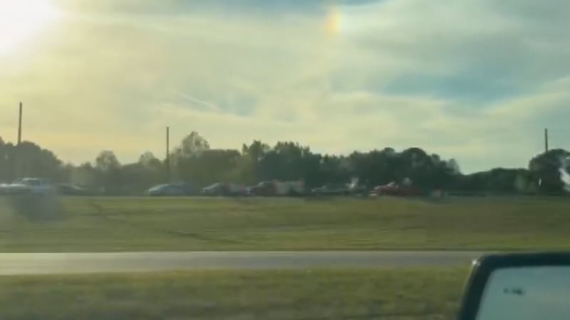 Traffic can be seen backed up on US Highway 31 in Pine Level. This view is looking from...
