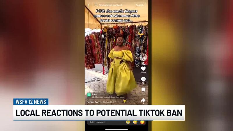 Some social media users are bracing for a possible ban on the popular social media app TikTok.