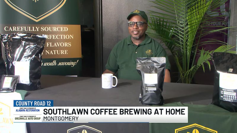 Kenya Vinson has combined love for his home with his love for coffee in the Southlawn Coffee...