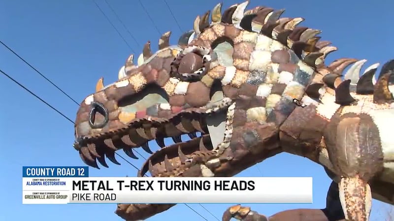 Drivers on Highway 231 in Montgomery County now have a towering metal companion watching over...