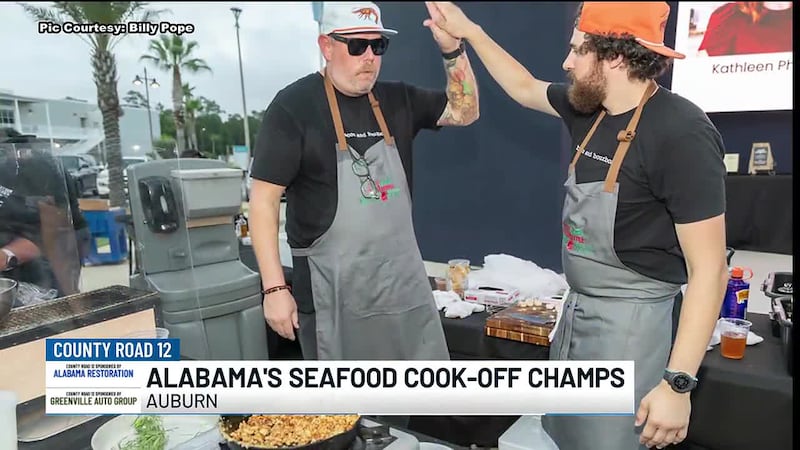 When it comes to cooking seafood, a team of chefs from Auburn is the best in the state. They...