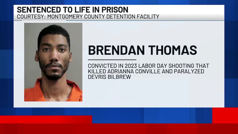 A man has been sentenced for a 2023 Labor Day shooting in Montgomery that killed one person...