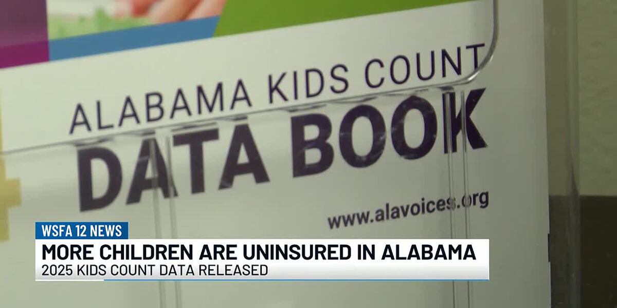 Alabama's rankings drop in 2025 Kids Count Data Book