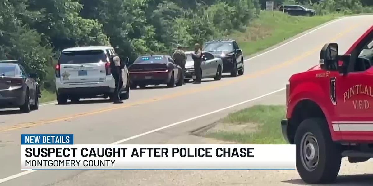 Suspect caught after police chase
