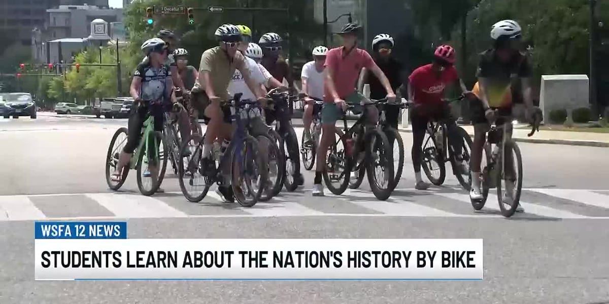 Wisconsin students learn about nation's history on bike ride to Alabama