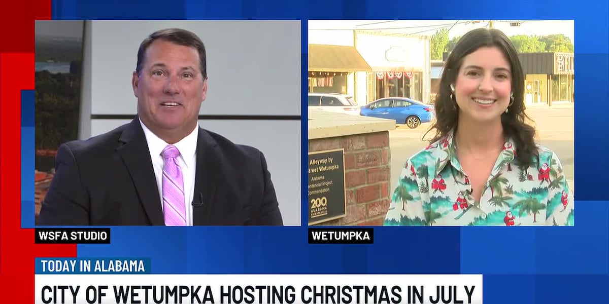 City of Wetumpka hosting 'Christmas in July' on Saturday