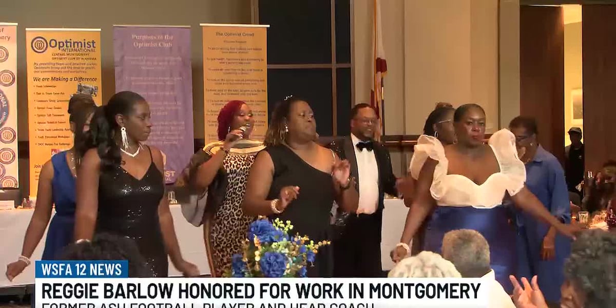 Reggie Barlow honored for work in Montgomery