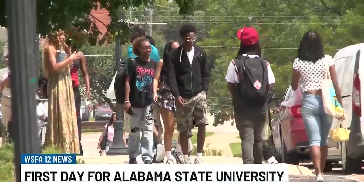 Alabama State University Students return to class