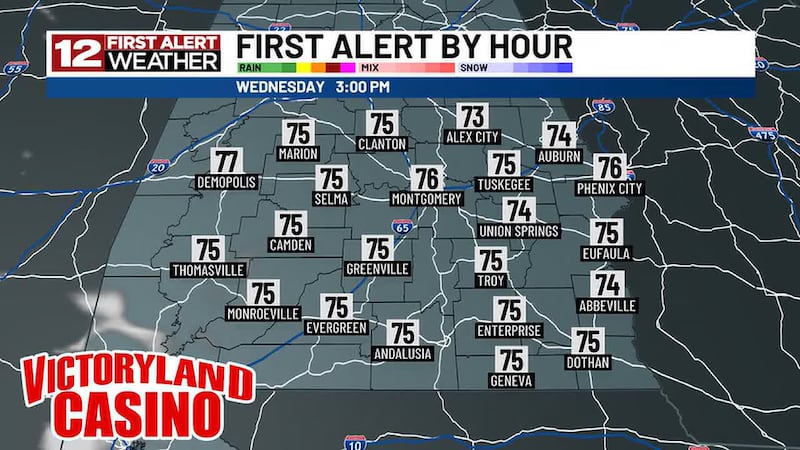 Sunny and seasonable conditions return again later today!