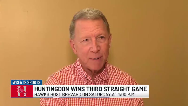 Huntingdon wins third straight game