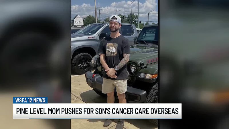 Pine Level mom pushes for son's cancer care overseas