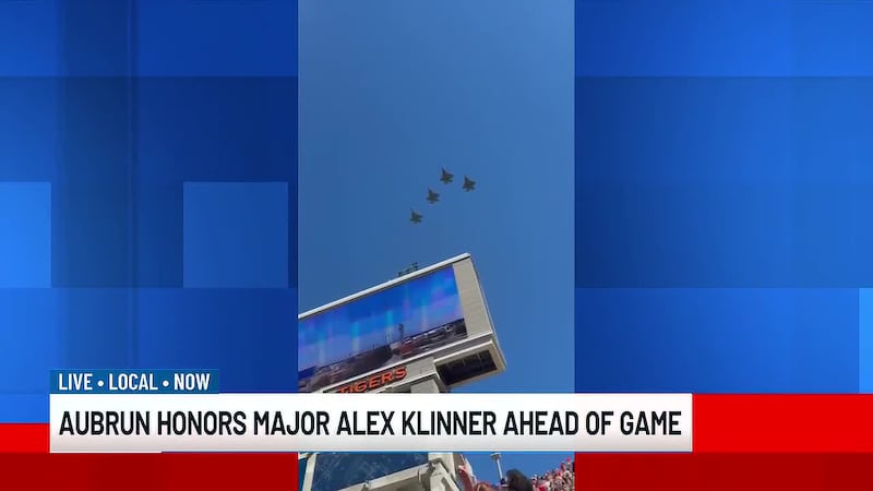 Auburn honors Major Alex Klinner ahead of LSU game